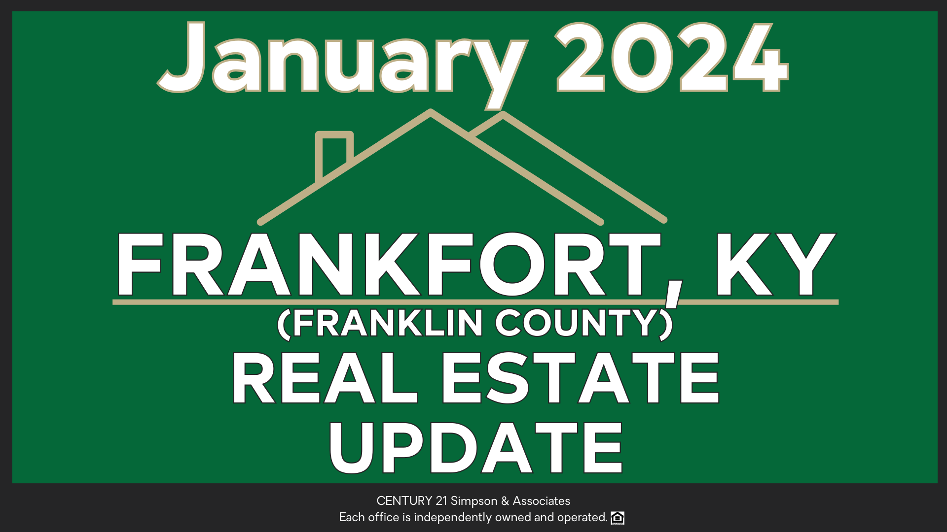 January 2024 Frankfort-Franklin County Real Estate Market Update